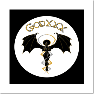 GODXXX (Circle Filled) Posters and Art